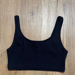 Saturday New York Tank Cropped Navy Blue Small